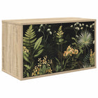 Wandgemonteerd tv-meubel RHENEN 69 x 33 x 40 cm Sonoma Eiken