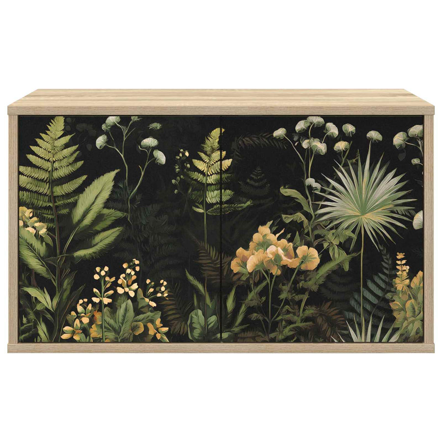 Wandgemonteerd tv-meubel RHENEN 69 x 33 x 40 cm Sonoma Eiken