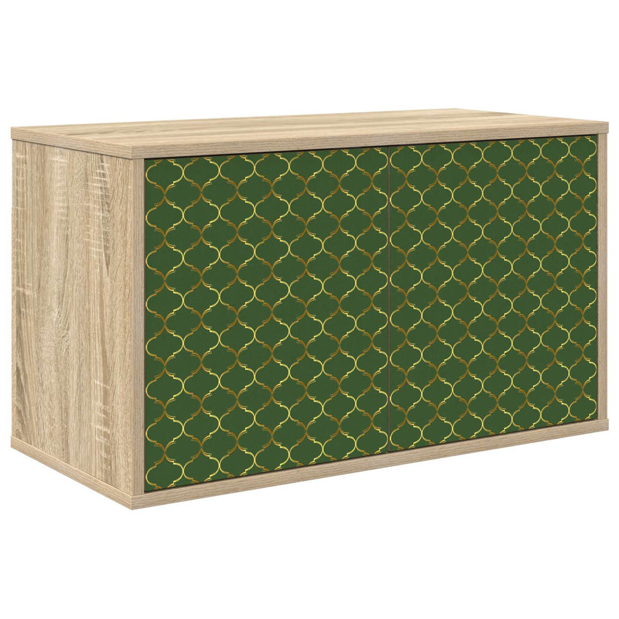 Wandgemonteerd tv-meubel GELEEN 69 x 33 x 40 cm Sonoma Eiken
