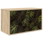 Wandgemonteerd tv-meubel ELBURG 69 x 33 x 40 cm Sonoma Eiken