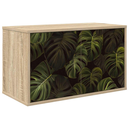 Wandgemonteerd tv-meubel ELBURG 69 x 33 x 40 cm Sonoma Eiken