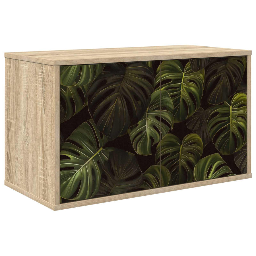 Wandgemonteerd tv-meubel ELBURG 69 x 33 x 40 cm Sonoma Eiken