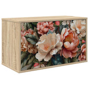 Tv-meubel 69x33x40 cm bewerkt hout Sonoma eiken