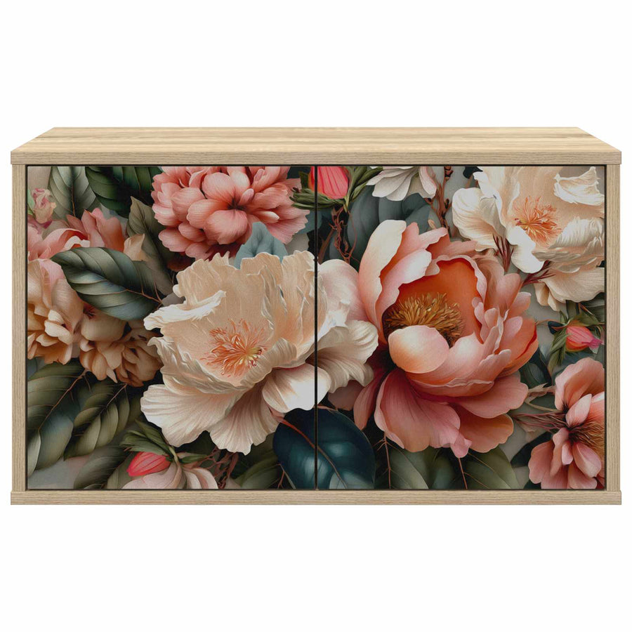 Wandgemonteerd tv-meubel BORNE 69 x 33 x 40 cm Sonoma Eiken