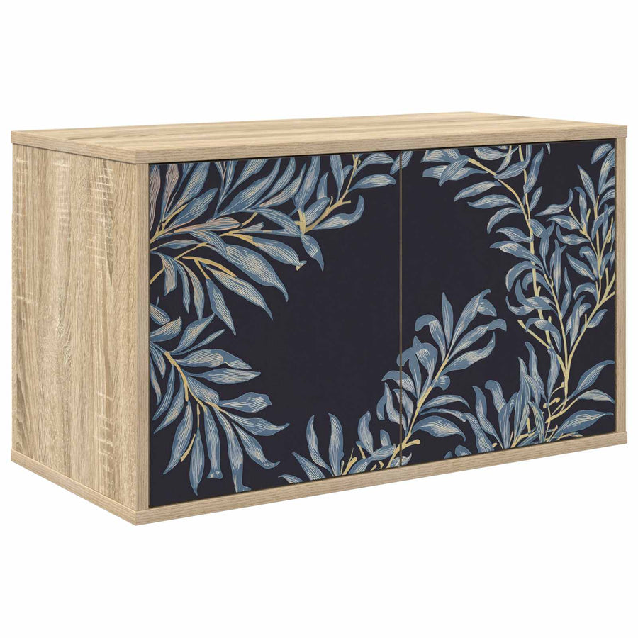 Wandgemonteerd tv-meubel DOKKUM 69 x 33 x 40 cm Sonoma Eiken