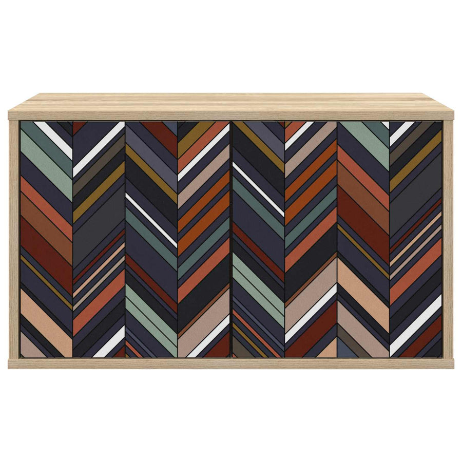 Wandgemonteerd tv-meubel OMMEN 69 x 33 x 40 cm Sonoma Eiken