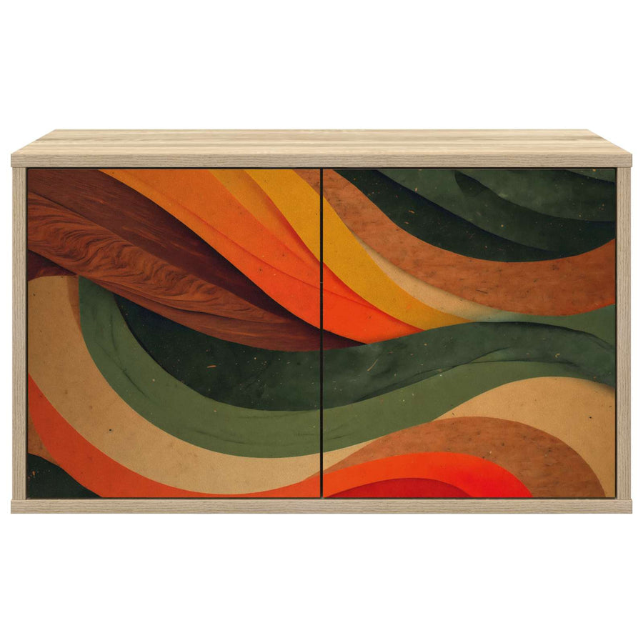 Wandgemonteerd tv-meubel BONN 69 x 33 x 40 cm Sonoma Eiken