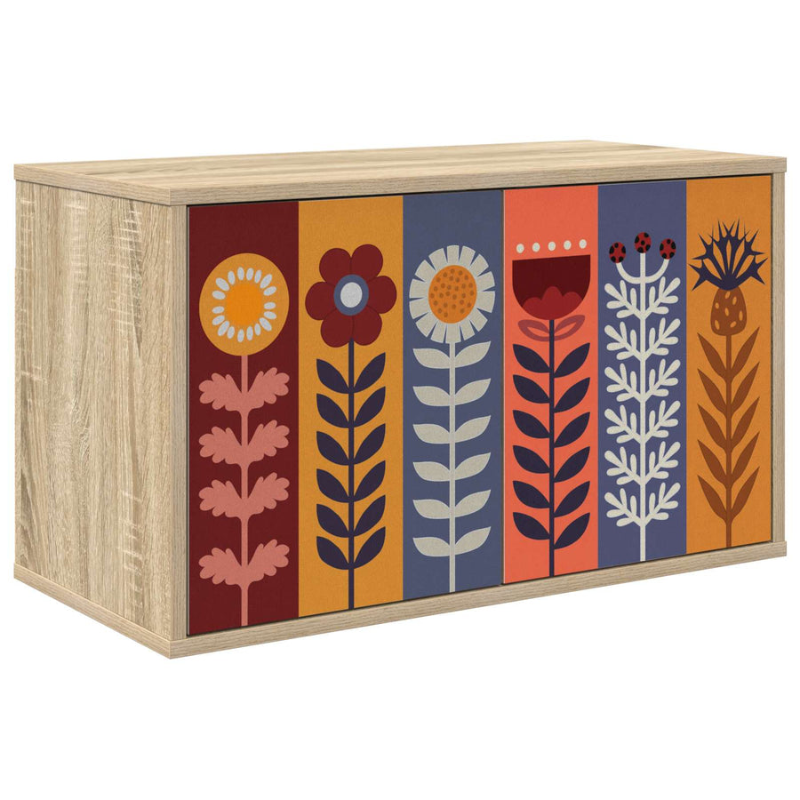Wandgemonteerd tv-meubel ESSEN 69 x 33 x 40 cm Sonoma Eiken