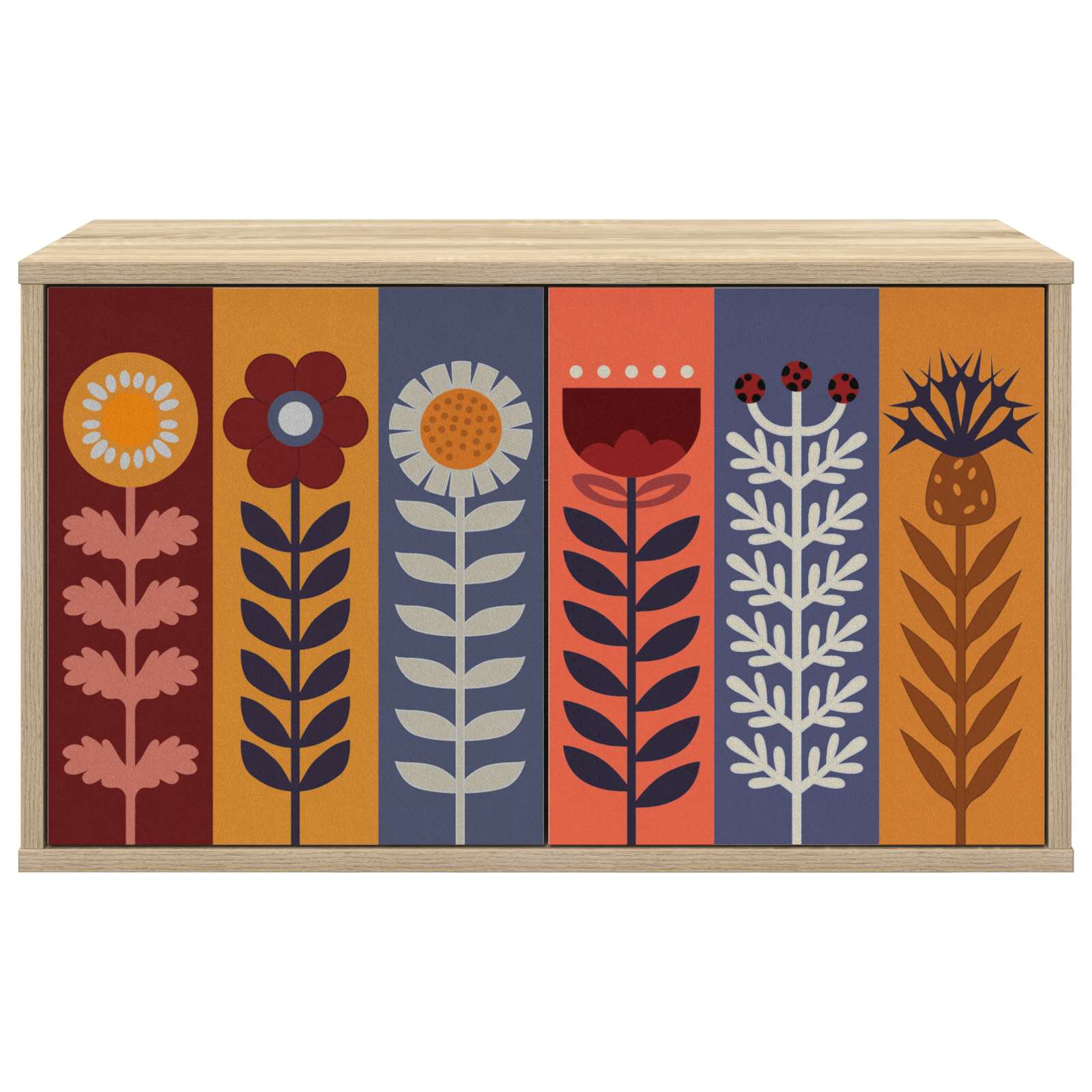 Wandgemonteerd tv-meubel ESSEN 69 x 33 x 40 cm Sonoma Eiken