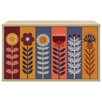 Wandgemonteerd tv-meubel ESSEN 69 x 33 x 40 cm Sonoma Eiken