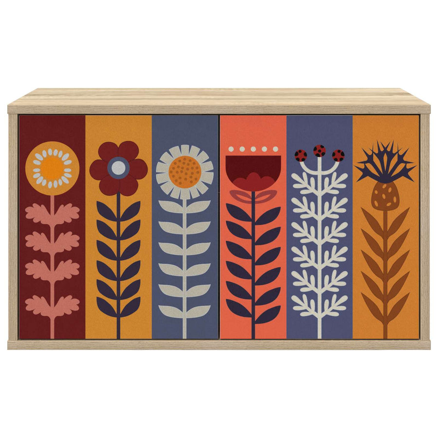 Wandgemonteerd tv-meubel ESSEN 69 x 33 x 40 cm Sonoma Eiken