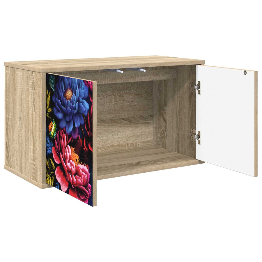 Wandgemonteerd tv-meubel KIEL 69 x 33 x 40 cm Sonoma Eiken