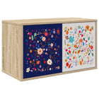 Wandgemonteerd tv-meubel MAINZ 69 x 33 x 40 cm Sonoma Eiken