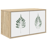 Tv-meubel wandmontage 69x33x40 cm sonoma eiken