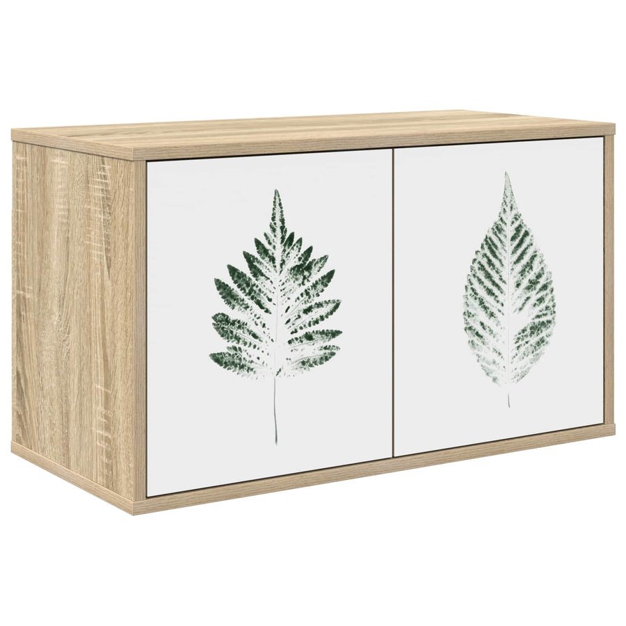 Wandgemonteerd tv-meubel HANAU 69 x 33 x 40 cm Sonoma Eiken