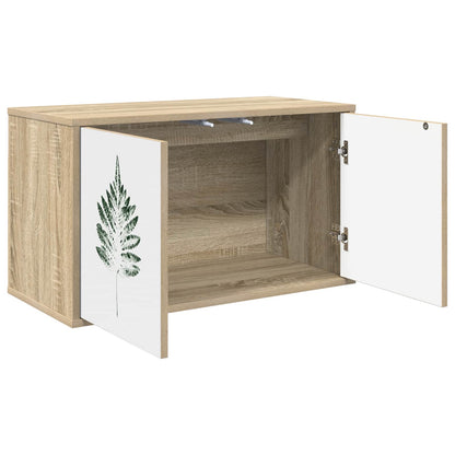 Wandgemonteerd tv-meubel HANAU 69 x 33 x 40 cm Sonoma Eiken