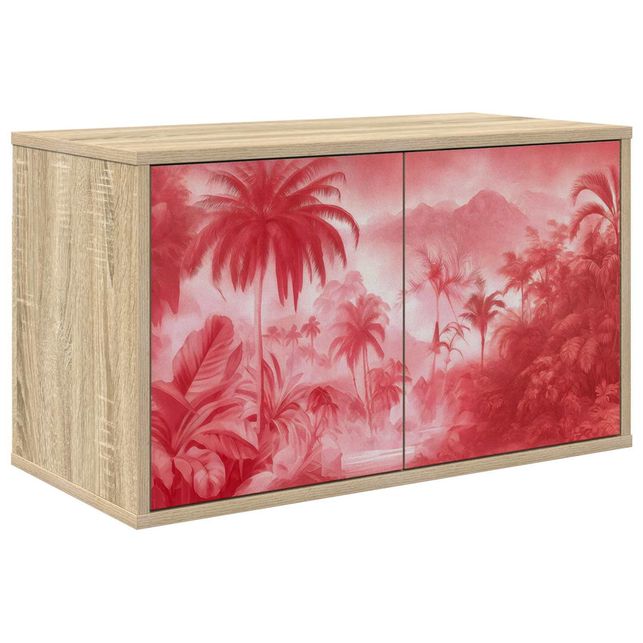 Wandgemonteerd tv-meubel AACHEN 69 x 33 x 40 cm Sonoma Eiken