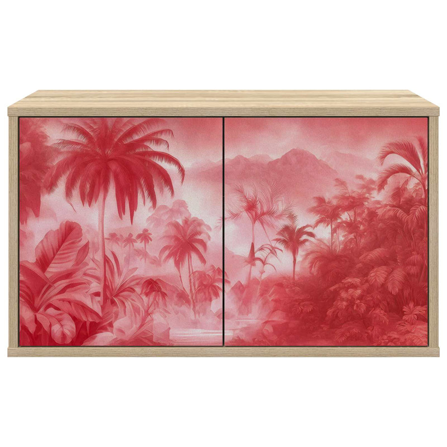Wandgemonteerd tv-meubel AACHEN 69 x 33 x 40 cm Sonoma Eiken
