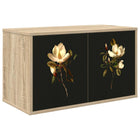 Wandgemonteerd tv-meubel BREMEN 69 x 33 x 40 cm Sonoma Eiken