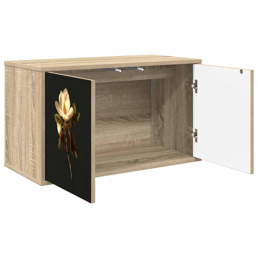 Wandgemonteerd tv-meubel BREMEN 69 x 33 x 40 cm Sonoma Eiken