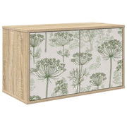 Tv-meubel wandmontage 69x33x40 cm sonoma eiken