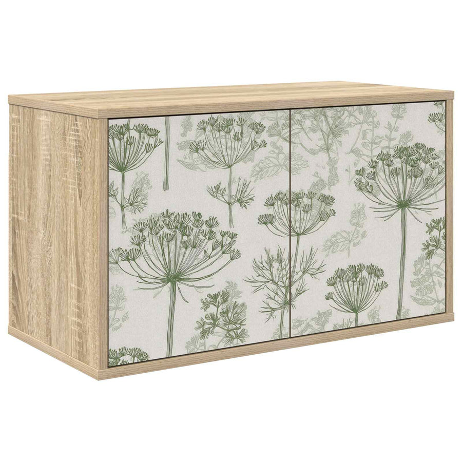 Wandgemonteerd tv-meubel GOTHA 69 x 33 x 40 cm Sonoma Eiken