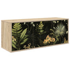Wandgemonteerd tv-meubel RHENEN 102 x 33 x 40 cm Sonoma Eiken