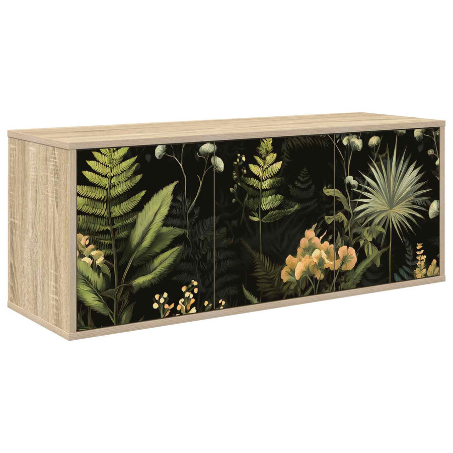 Wandgemonteerd tv-meubel RHENEN 102 x 33 x 40 cm Sonoma Eiken