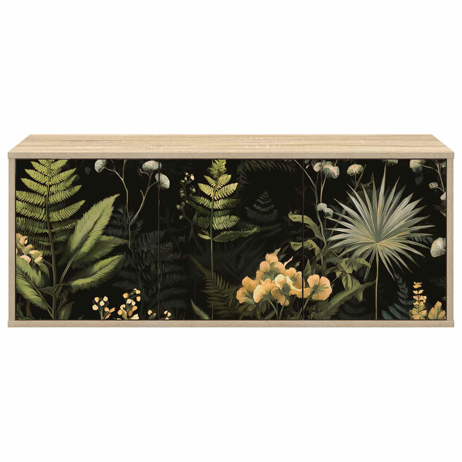 Wandgemonteerd tv-meubel RHENEN 102 x 33 x 40 cm Sonoma Eiken