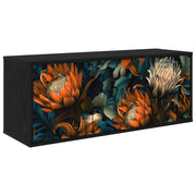 Tv-meubel wandmontage 102x33x40 cm zwart eiken
