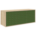Wandgemonteerd tv-meubel GELEEN 102 x 33 x 40 cm Sonoma Eiken