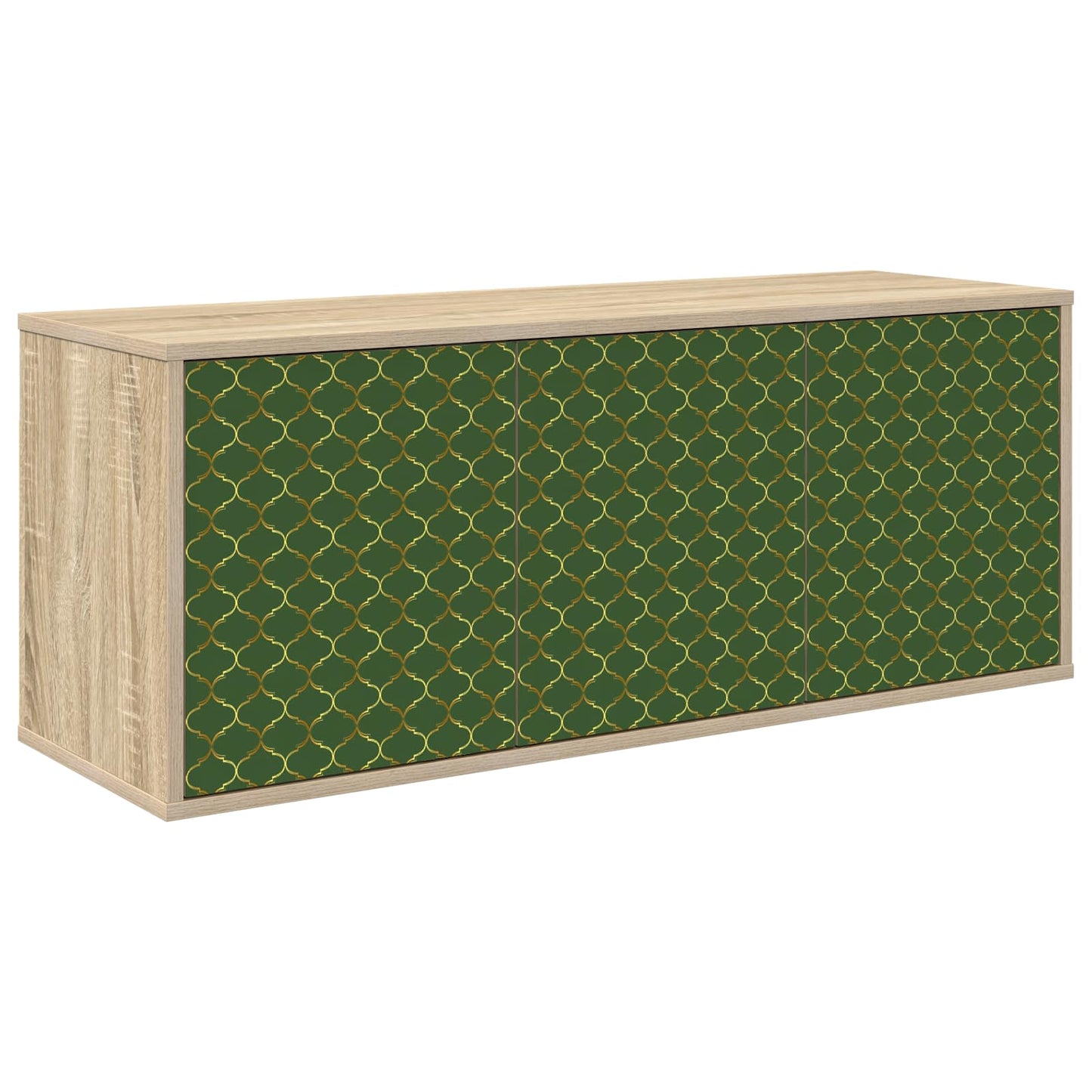 Wandgemonteerd tv-meubel GELEEN 102 x 33 x 40 cm Sonoma Eiken
