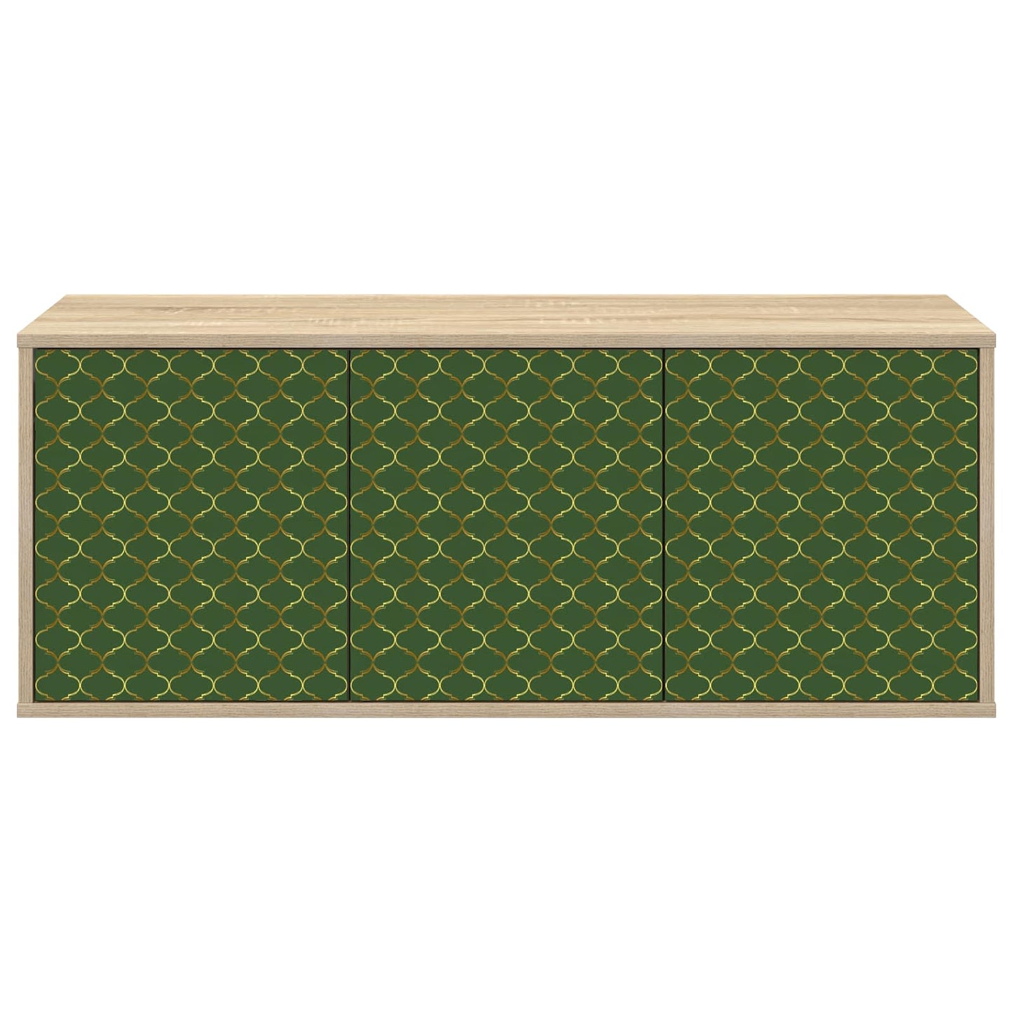 Wandgemonteerd tv-meubel GELEEN 102 x 33 x 40 cm Sonoma Eiken