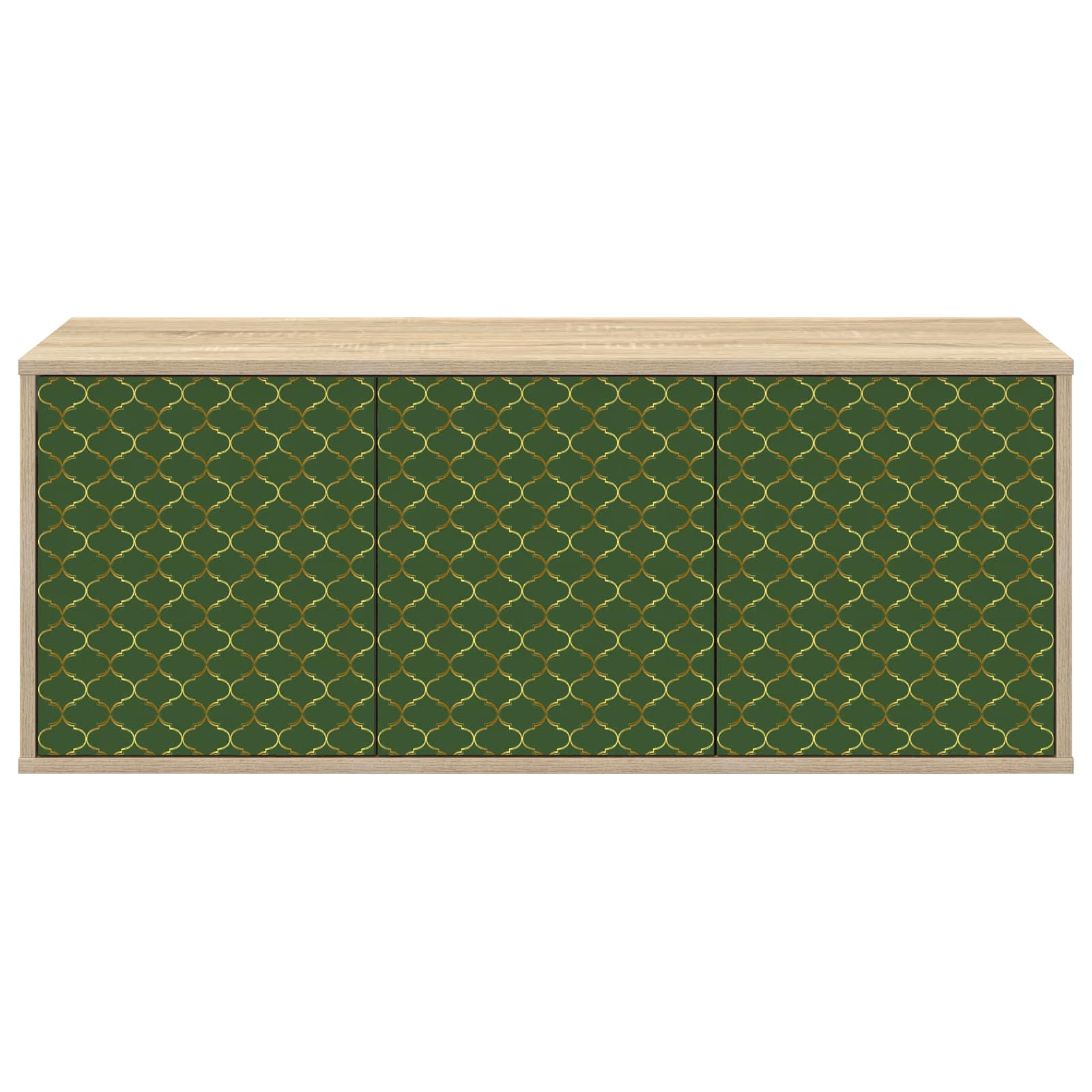Wandgemonteerd tv-meubel GELEEN 102 x 33 x 40 cm Sonoma Eiken