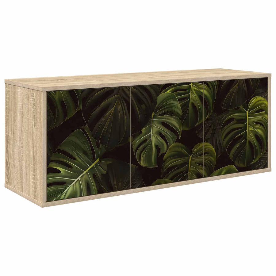 Wandgemonteerd tv-meubel ELBURG 102 x 33 x 40 cm Sonoma Eiken