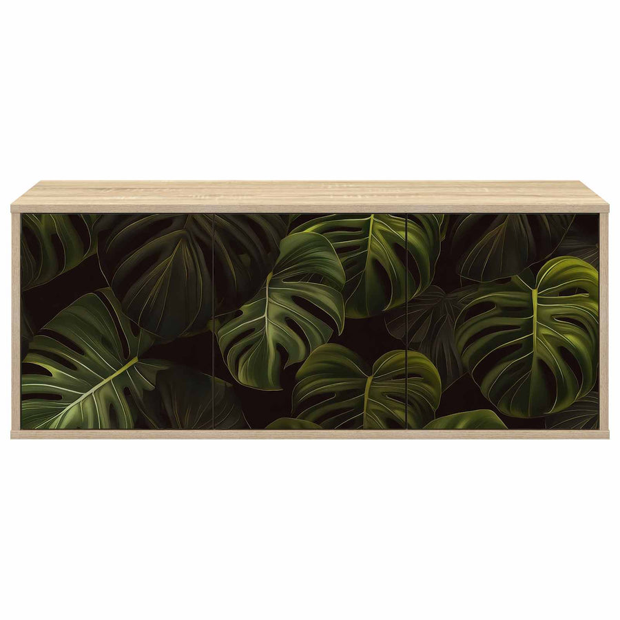 Wandgemonteerd tv-meubel ELBURG 102 x 33 x 40 cm Sonoma Eiken