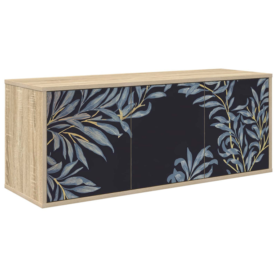 Wandgemonteerd tv-meubel DOKKUM 102 x 33 x 40 cm Sonoma Eiken