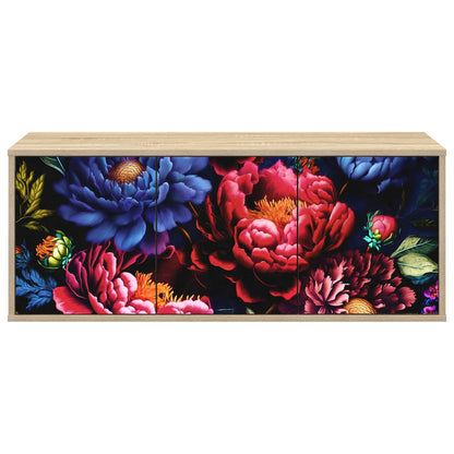 Wandgemonteerd tv-meubel KIEL 102 x 33 x 40 cm Sonoma Eiken
