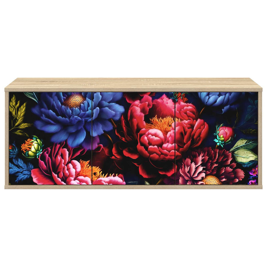 Wandgemonteerd tv-meubel KIEL 102 x 33 x 40 cm Sonoma Eiken