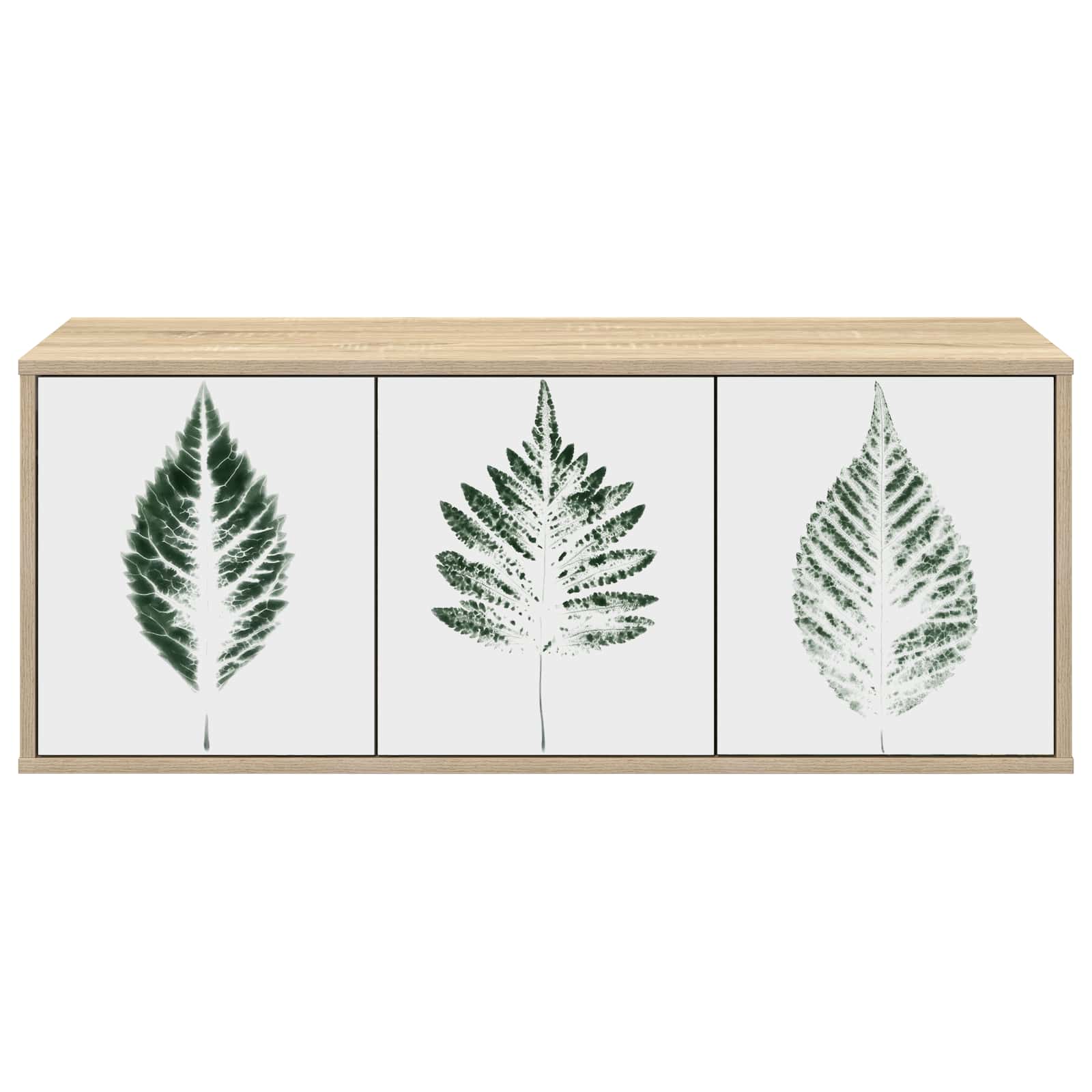 Wandgemonteerd tv-meubel HANAU 102 x 33 x 40 cm Sonoma Eiken