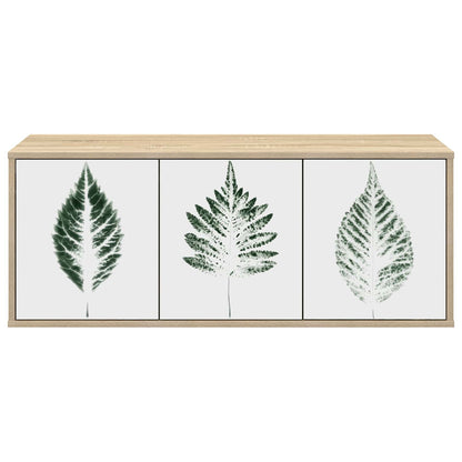 Wandgemonteerd tv-meubel HANAU 102 x 33 x 40 cm Sonoma Eiken