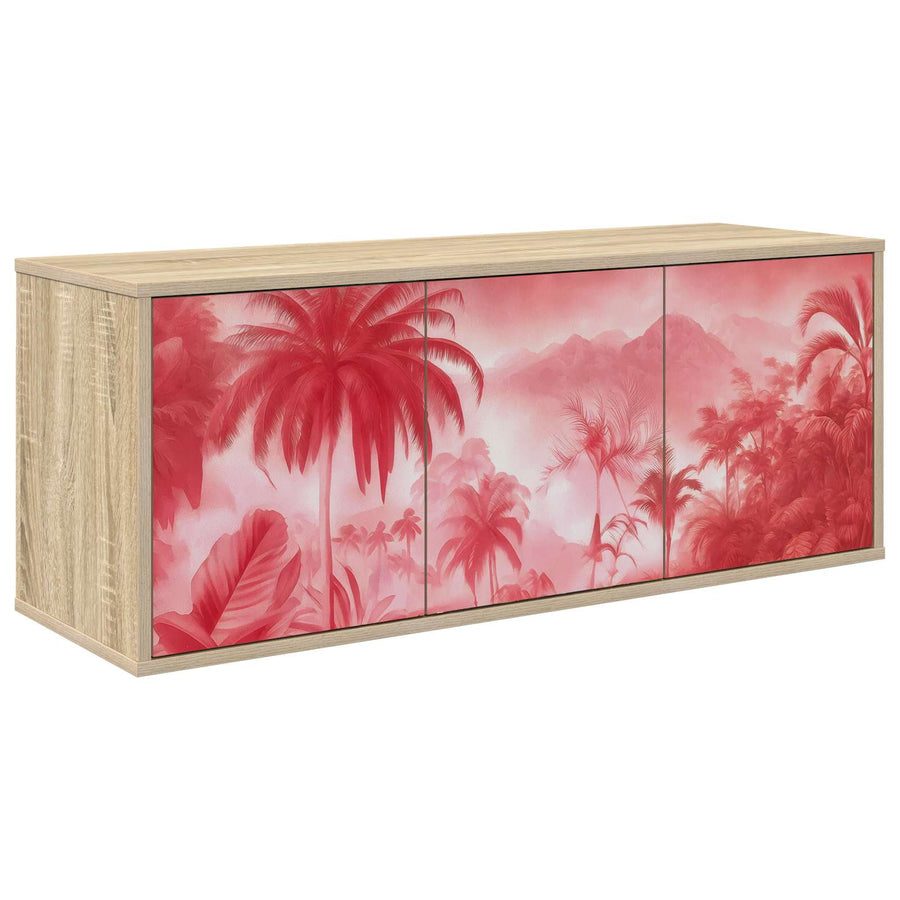 Wandgemonteerd tv-meubel AACHEN 102 x 33 x 40 cm Sonoma Eiken