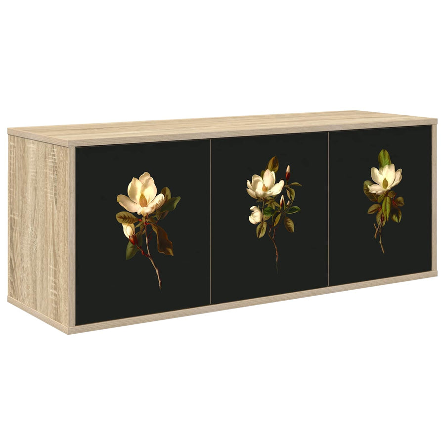 Wandgemonteerd tv-meubel BREMEN 102 x 33 x 40 cm Sonoma Eiken