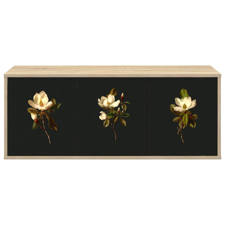 Wandgemonteerd tv-meubel BREMEN 102 x 33 x 40 cm Sonoma Eiken