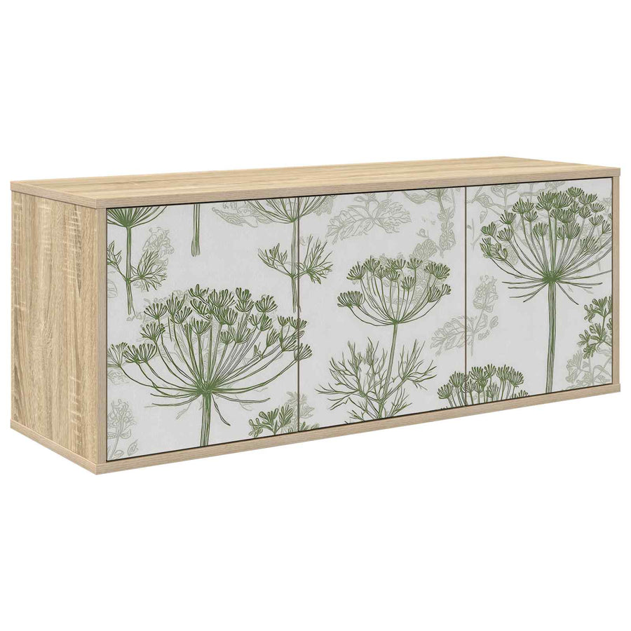 Wandgemonteerd tv-meubel GOTHA 102 x 33 x 40 cm Sonoma Eiken