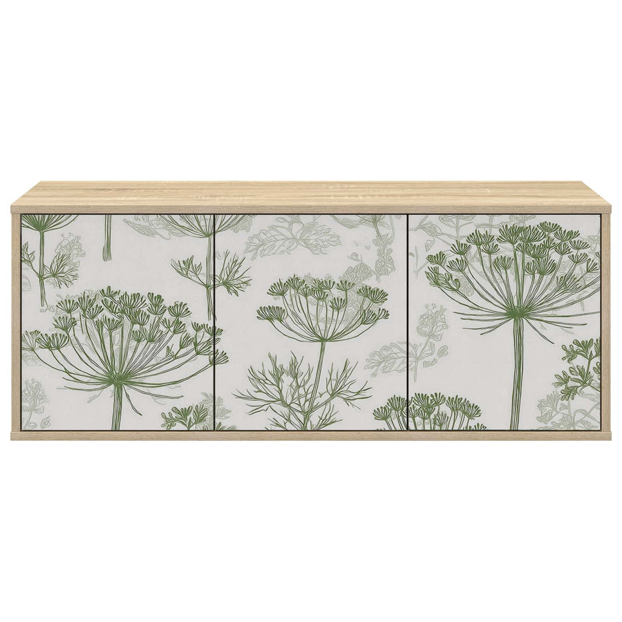 Wandgemonteerd tv-meubel GOTHA 102 x 33 x 40 cm Sonoma Eiken