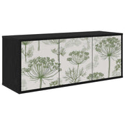 Tv-meubel wandmontage 102x33x40 cm zwart eiken