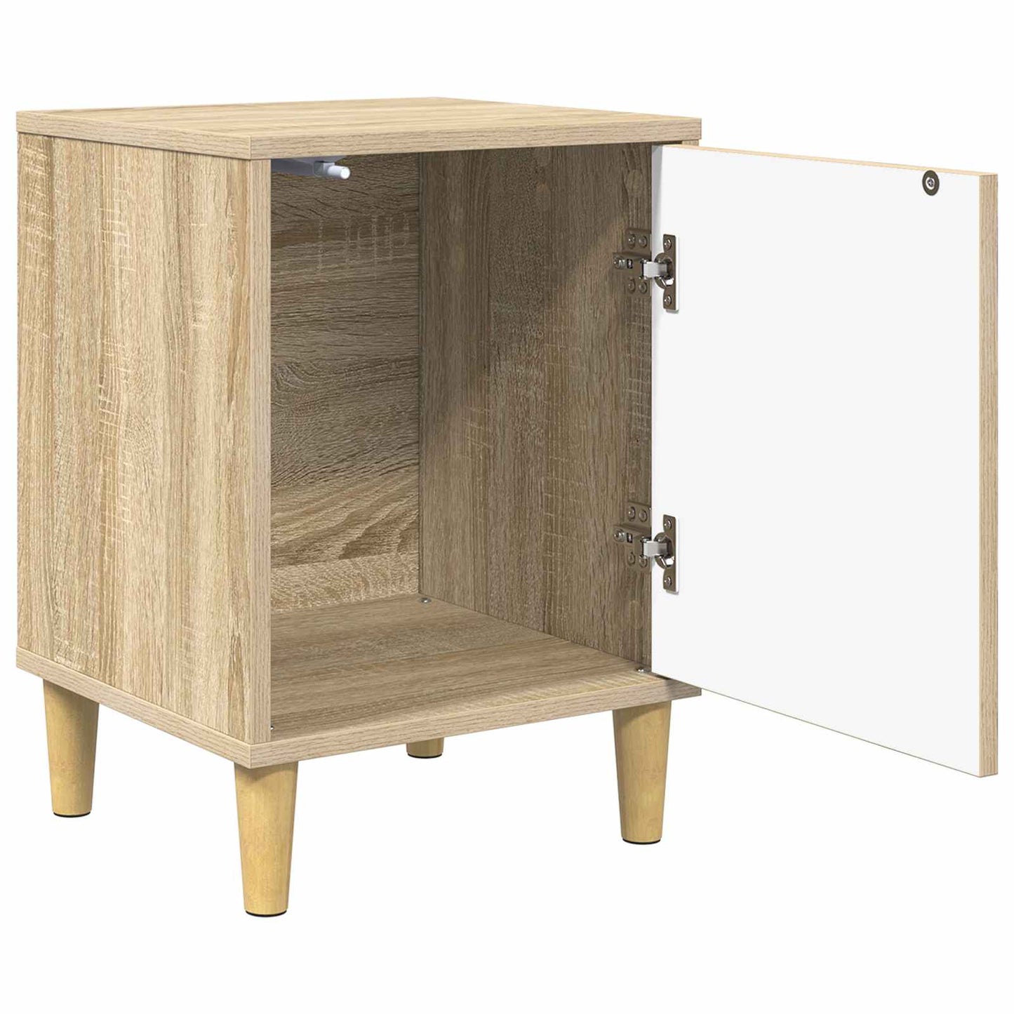 Nachtkastje RHENEN Sonoma Eiken 36 x 33 x 50 cm Bewerkt hout