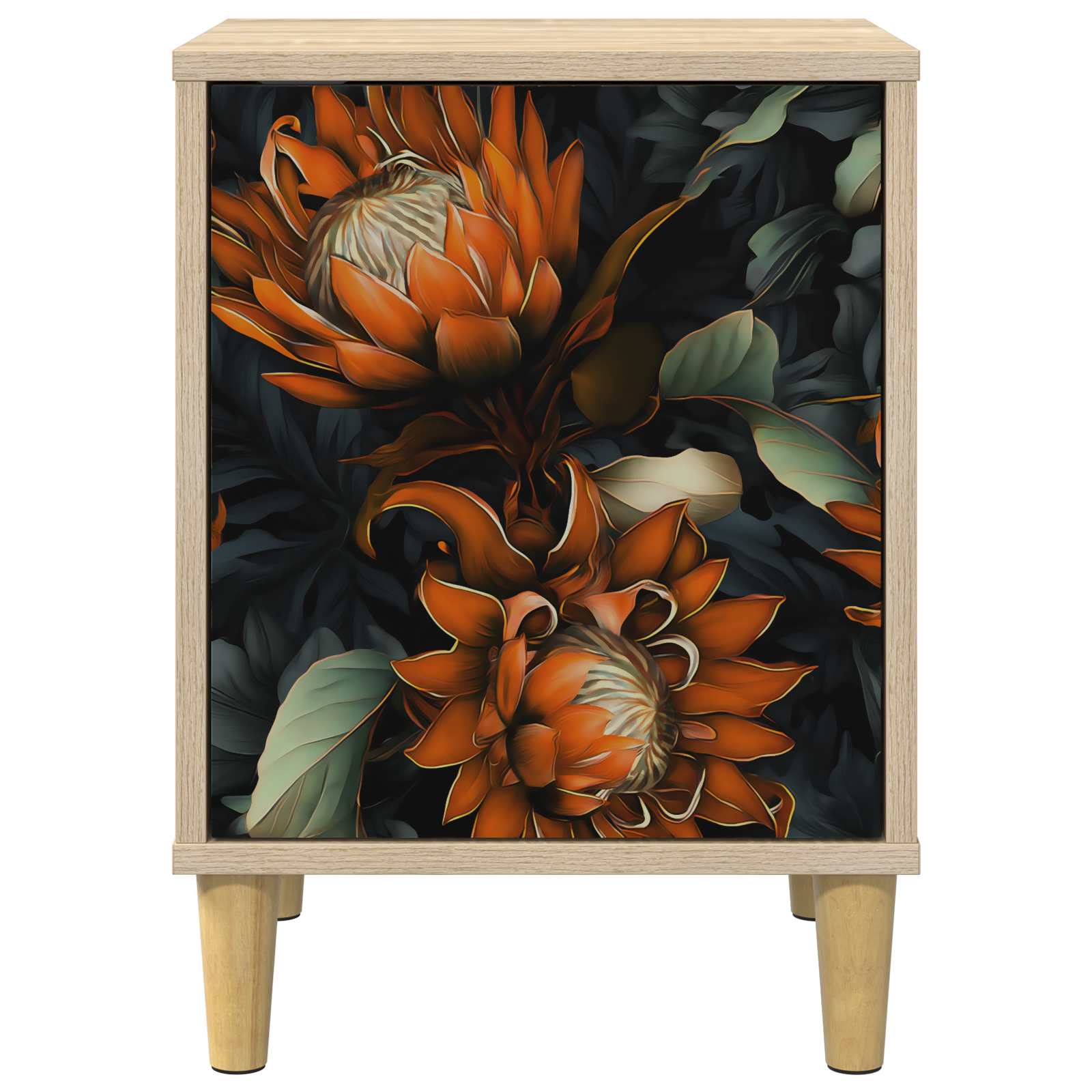 Nachtkastje LOCHEM Sonoma Eiken 36 x 33 x 50 cm Bewerkt hout