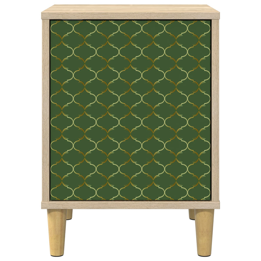 Nachtkastje GELEEN 2 st Sonoma Eiken 36 x 33 x 50 cm